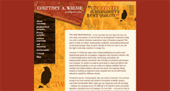 Desktop Screenshot of courtneyawalsh.com